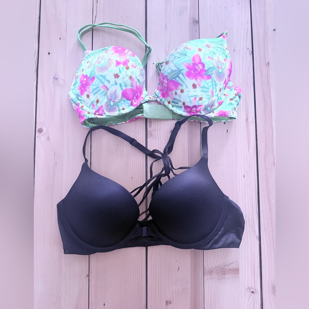 Pair of Victorias Secret push-up Bras Size 34